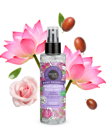 Natura Siberica Organic Shop Body Desserts Floral Cocktail Ενυδατικό Body Mist 200ml